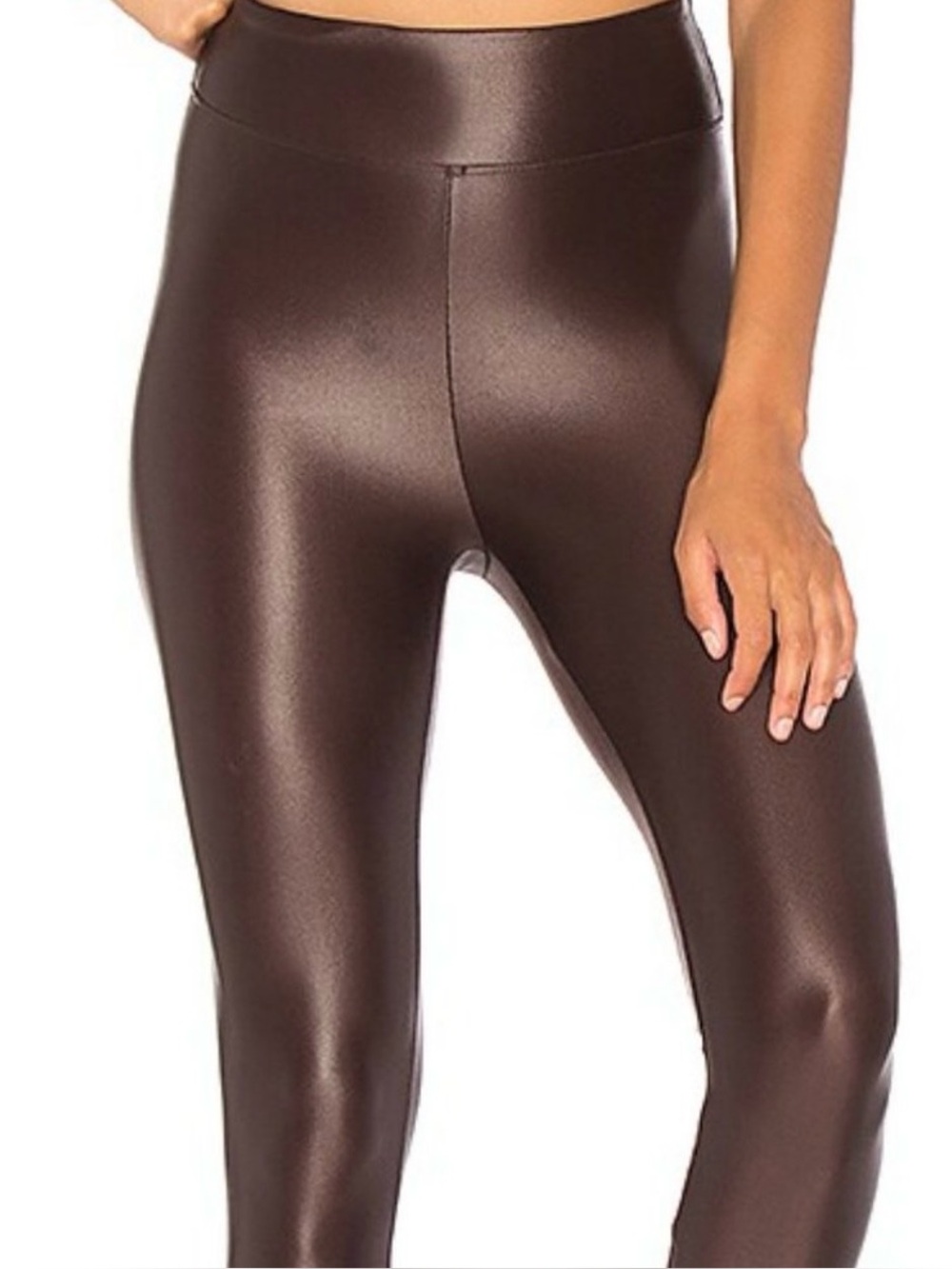 KORAL Lustrous Hie Rise Leggings Bordeaux Size XS